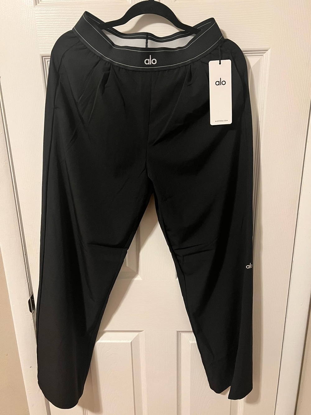 Alo Yoga Wide Leg Trouser | Black | Size Small | NWT